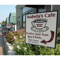 Isabella's outdoor sign