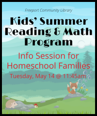 Kids' Summer Reading & Math Program Info Session for Homeschool Families